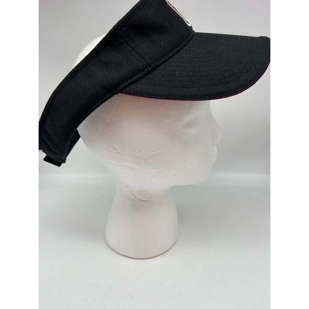 Chick Fil A Visor Hat Strap Back Adjustable‎ Black Work Team Crew Employee